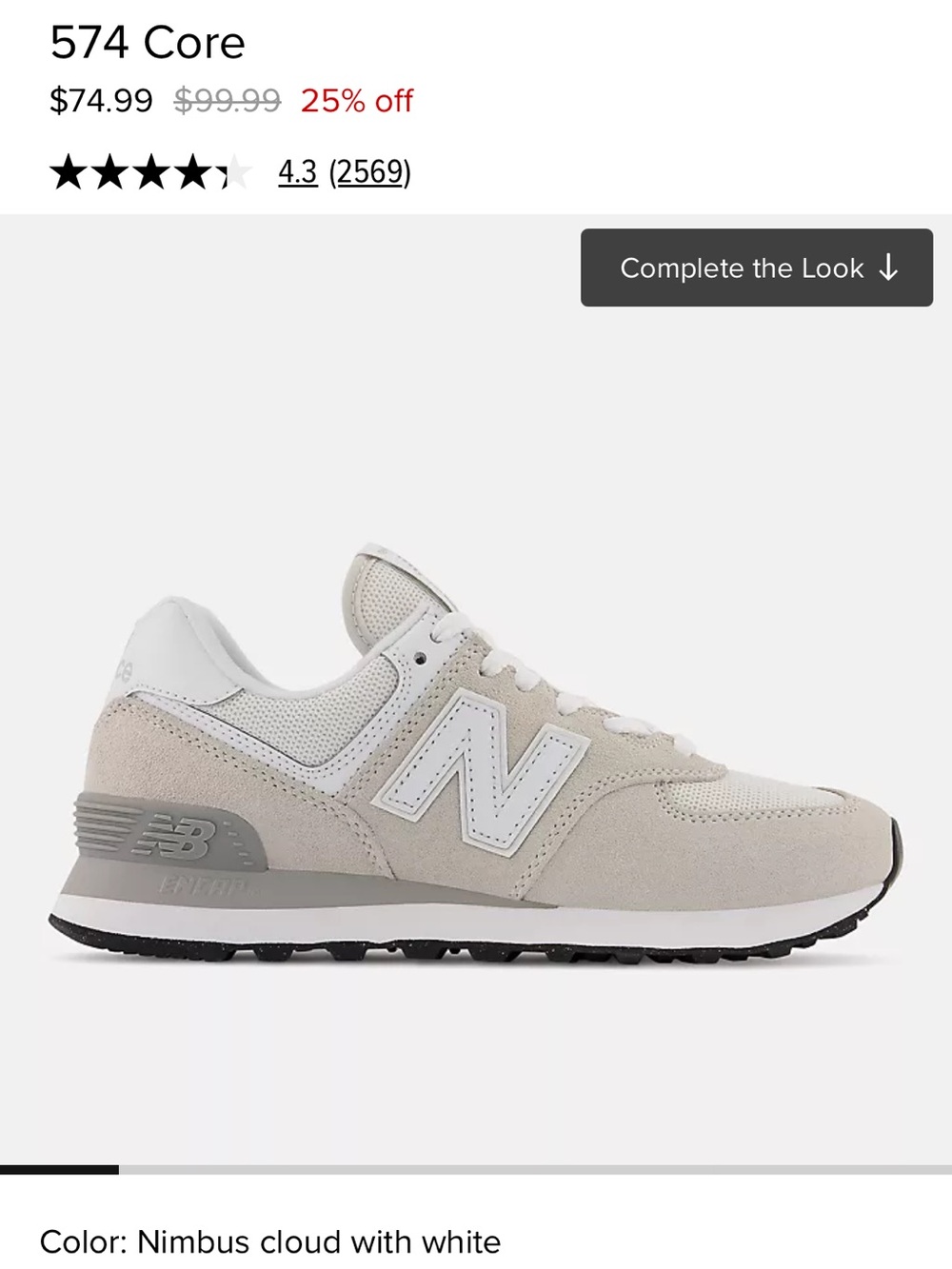 Women’s new balance 574 classic core sneaker